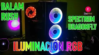 GABINETE RGB PARA PC GAMER barata BALAM RUSH SPECTRUM DRAGONFLY | GABINETE RGB BARATO