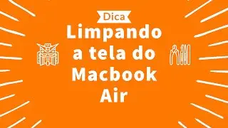 Como limpar a tela do Macbook Air. #shorts #short