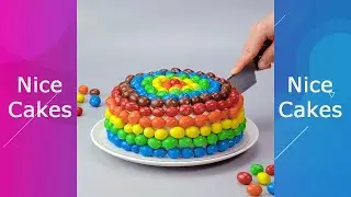 Rainbow Candy Cake Decorating