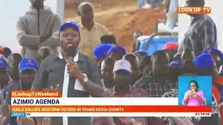 Raila rallies western voters in Trans Nzoia county