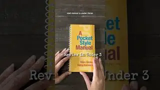 90s Writing Bestie Returns: Pocket Style Manual in Under 3 Minutes📝