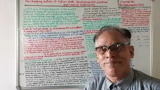 482)Changing Role of Indian State(OdiaVideo)(Developmental,welfare and Coercive)+3 2nd Sem+4th Pep.