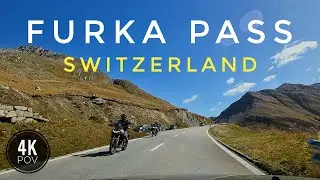 Driving The Furka Pass in Switzerland - 4K Drive POV
