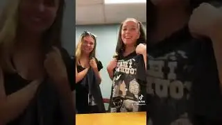 Monmouth University students Abby Garcia with Samantha Jordan at their Stone Pony Internship 2022
