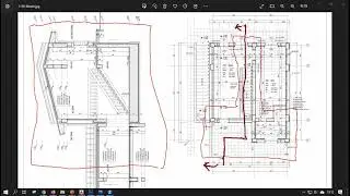 13 autocad'de 1/2 pencere detayı (yan ayrıntı - plan ve alt ayrıntı - kesit)