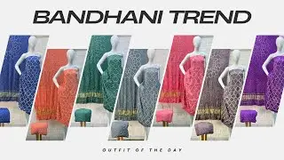 Premium Bandhani Dress | Pure Modal Silk | New Trending Collection 2025. #clothing 