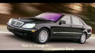 2000 2006 S430 Mercedes-Benz light cover change