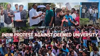 JNRM STUDENTS PROTEST AGAINST DEEMED UNIVERSITY | ALONG WITH LAW COLLEGE STUDENTS  #viralnews #viral