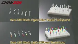 Diffused 3mm Led Diode Kit White Red Green Blue Yellow Orange 2V 3V B