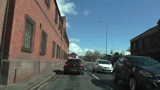 Driving On St Martin's Gate, George Street, Tallow Hill & Newtown Road, Worcester UK 28th March 2025