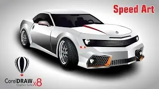 Art Meets Speed: 😳Designing a Futuristic Car in CorelDRAW!