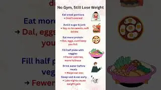 No gym still loose weight #healthysproutsguide26 #shorts