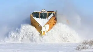 Train Snow Plow In The World