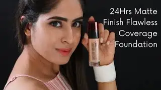 24Hrs matte finish flawless coverage foundation honest review 😱 fashion colour foundation honest rev