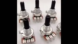 161 type amplifier volume potentiometer 3-pin vertical  B10K A10k #potentiometer #switch