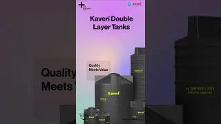 Kaveri Double Layer Water Storage Tanks | #shorts #kaveritanks #bangalore #waterstorage