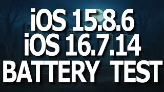 iOS 16.7.14 & iOS 15.8.6 iPhone Battery Life / Battery Drain / Speed Test.
