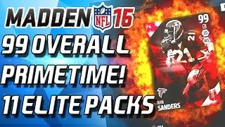 99 OVERALL DEION SANDERS! 10 ELITE PACK OPENING! - Madden 16 Ultimate Team