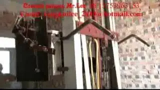 Full automatic wall rendering plastering machine