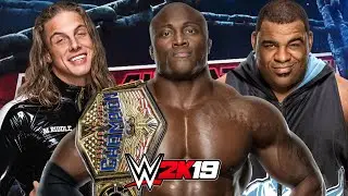 BOBBY LASHLEY vs KEITH LEE vs MATT RIDDLE UNITED STATES CHAMPIONSHIP WWE 2K19 Elimination Chamber