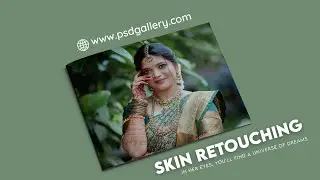 Skin Retouching and Colour Grading  Photoshop Tutorial | 🌐 www.psdgallery.com - 360