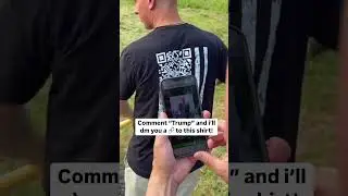 Trump YMCA flag QR shirt! #fyp