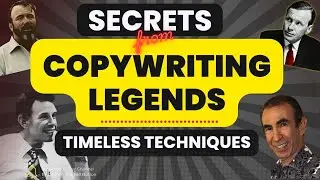 ✍️𝐒𝐄𝐂𝐑𝐄𝐓𝐒 𝐅𝐫𝐨𝐦 𝐂𝐨𝐩𝐲𝐰𝐫𝐢𝐭𝐢𝐧𝐠 𝐋𝐞𝐠𝐞𝐧𝐝s | Learn Timeless Techniques from David Ogilvy, Eugene M. Schwartz