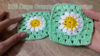 Crochet Daisy Granny Square