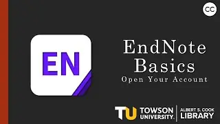 EndNote Basic: Open Your Account