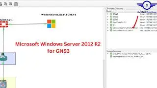 Download & Install Windows Server 2012 R2 in GNS3 | Microsoft Windows Server 2012 R2 image for GNS3