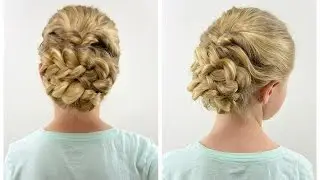 Easy Romantic Braided Updo | BabesInHairland.com