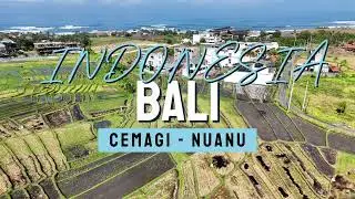 Cemagi & Nuanu Bali | Stunning 4K Drone Shot from Above | Cinematic Aerial View