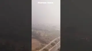 Smog in Delhi ncr #smog #pollution #fog #delhinews #smoke #winter #noida #gurugram