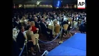 President Bush at broadcasters' annual dinner