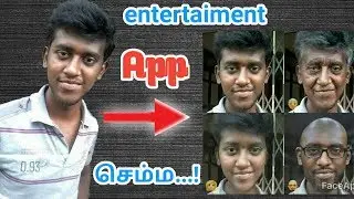 How to Use FaceApp face app in tamil