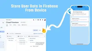 How to Store Data in Firestore Flutter | Flutter Firebase Store User Data Tutorial