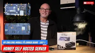Homey Self Hosted Server p&aring; CM/CM5 Raspberry Pie Module og Carrier Board - EASY !!