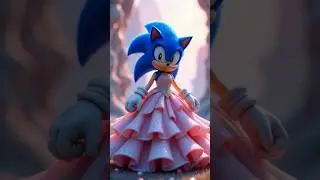 Royal Sonic 👑 #Sonic #Elegant #GamingIcon #FantasyLook #UnexpectedStyle #sonicmovie3 #sonic3 #viral
