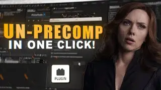 How to Un-Precomp in One Click | After Effects Script Tutorial