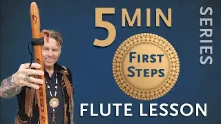 5 Minute Flute Lesson with Jan Michael Looking Wolf | First Steps