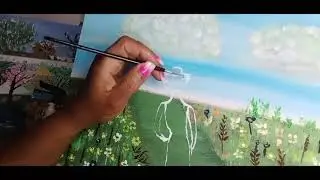 6month into teaching my self  how to paint.learn  with me .