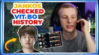 G2 Jankos Checking Vitality BO Match History 👀