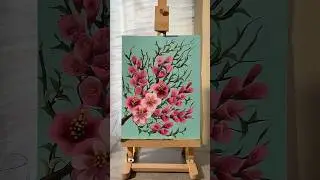 Mesmerizing Pink Flowers #onestrokepainting #painting #art #flowerpainting #flowers #diy #artwork