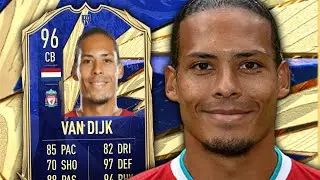 THE DUTCH WALL! 96 TOTY VIRGIL VAN DIJK PLAYER REVIEW - FIFA 21 ULTIMATE TEAM