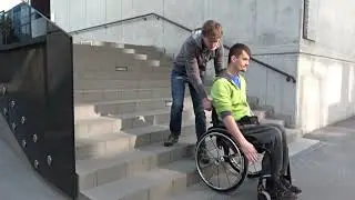 Dezziv Brake&Go wheelchair brake - Anti-roll back, climbing helper
