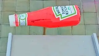 🎈Breaking Glass Bottles and Balloon drop - Crushing Crunchy & Soft Things🍾🔥💥