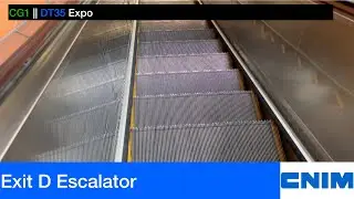Expo MRT Station || CNIM Escalator (Exit D)