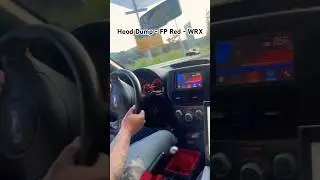 Hood Dump FP Red WRX! #shorts