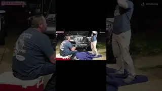 Installation of winch#electric winch #winch truck #car winch #installation #openroad4wd #car