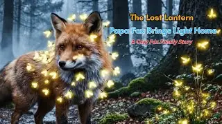 The Lost Lantern – Papa Fox Brings Light Home | A Cozy Fox Family Story